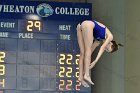Maddy Morrison  Wheaton College Women's diver Maddy Morrison competes against Babson College, January 11, 2020. - Photo By: KEITH NORDSTROM : Wheaton, Swimming, Maddy Morrison